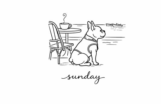 NYC Sunday- Days of the Week Tea Towel Embroidery Pattern